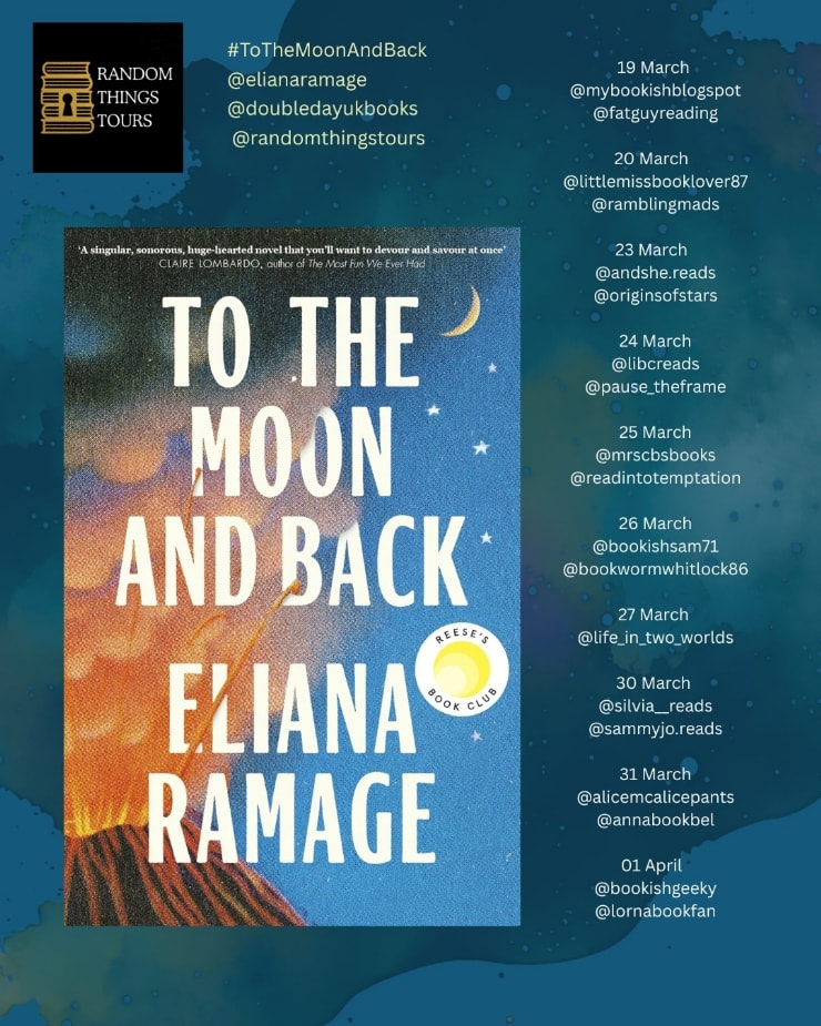 To The Moon and Back blog tour banner