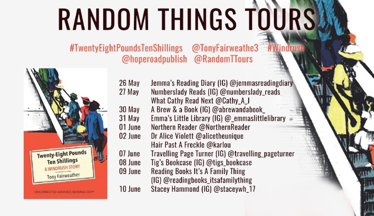 Twenty-Eight Pounds Ten Shillings blog tour banner