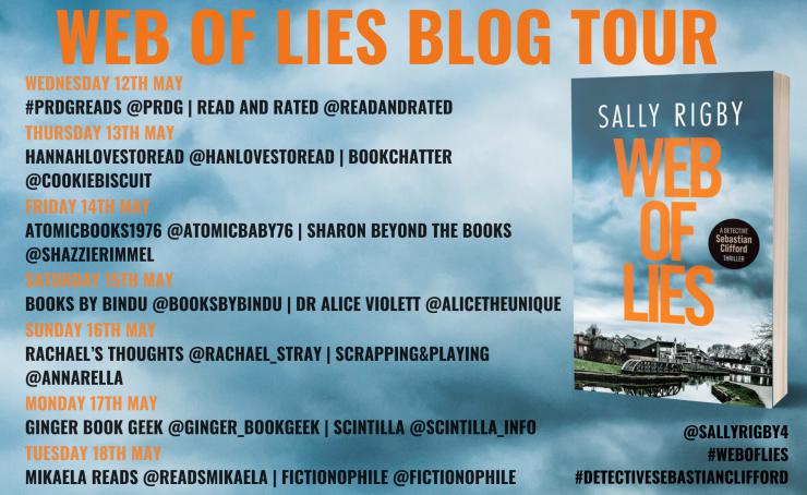 Web of Lies blog tour banner