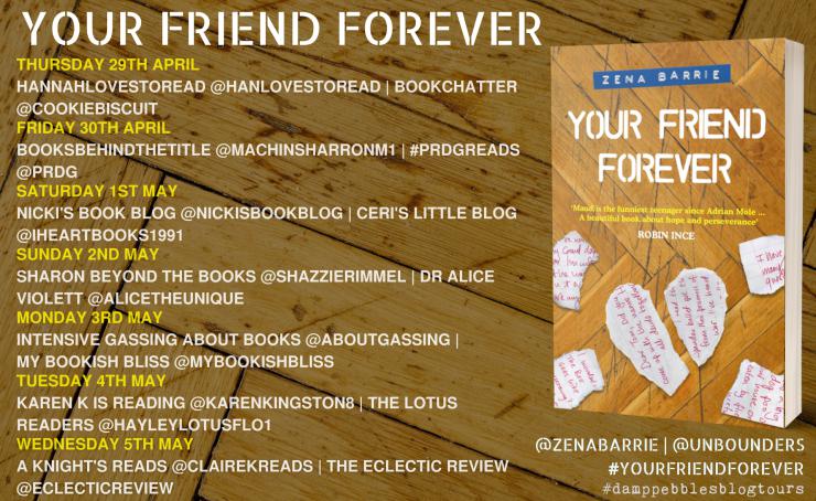 Your Friend Forever blog tour banner